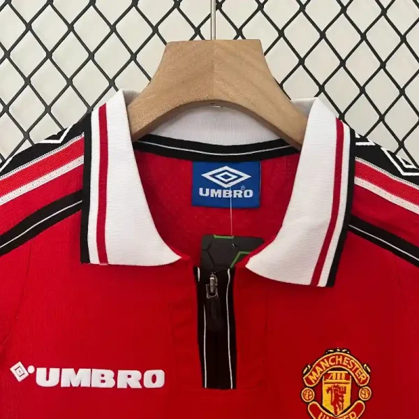1998-1999 Kids Manchester United Jersey retro kit - Image 4