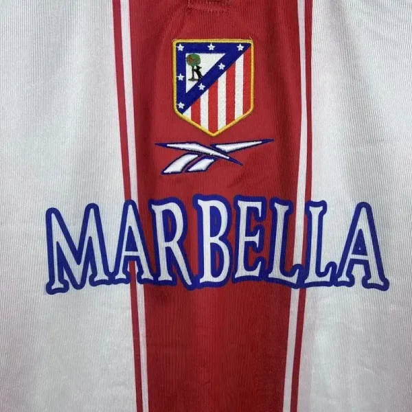 1999-2000 Atletico Madrid Jersey retro kit - Image 3
