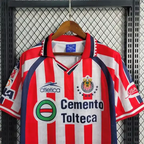 1999-2000 Chivas Guadalajara CD Jersey retro kit - Image 5