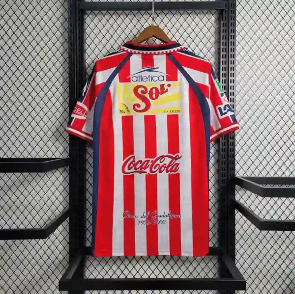 1999-2000 Chivas Guadalajara CD Jersey retro kit - Image 8