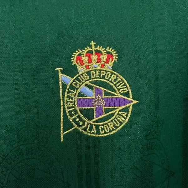 1999-2000 Real Club Deportivo de La Coruña Long Sleeve Jersey retro kit - Image 3