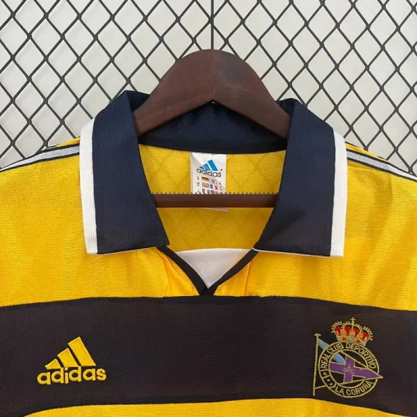 1999-2000 Real Club Deportivo de La Coruña Second retro kit - Image 4