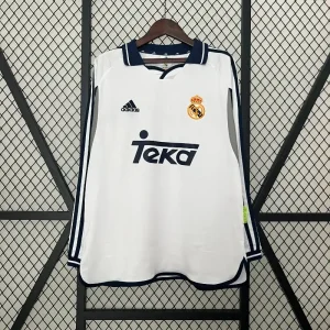 2000-2001 Long Sleeve Real Madrid Jersey retro kit