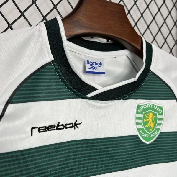 2001-2003 Kids Sporting Lisbon Jersey retro kit - Image 3
