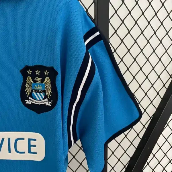 2002-2003 Manchester City Jersey retro kit - Image 5