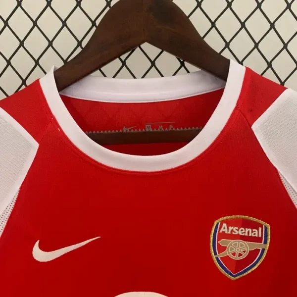 2002-2004 Arsenal Long Sleeve Jersey retro kit - Image 4