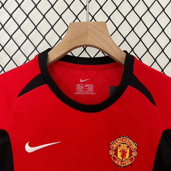 2002-2004 Kids Manchester United Jersey retro kit - Image 2