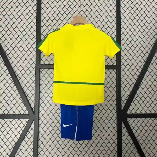 2002 Kids Brazil Jersey retro kit - Image 7