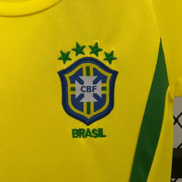 2002 Kids Brazil Jersey retro kit - Image 3