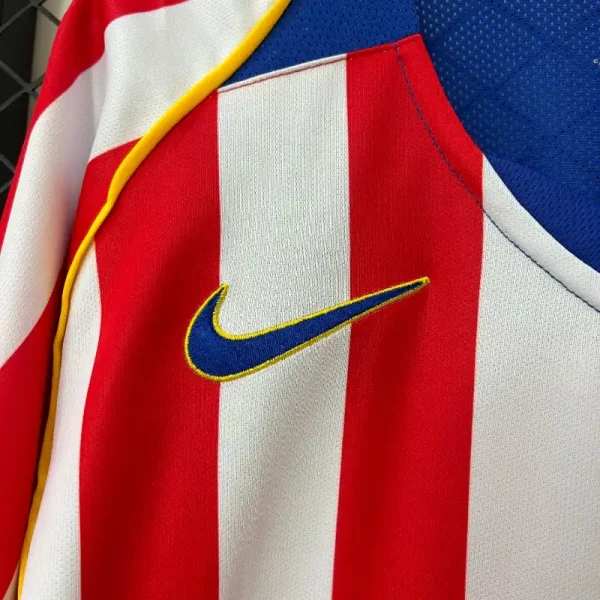 2004-2005 Atletico Madrid Long Sleeve Jersey retro kit - Image 2