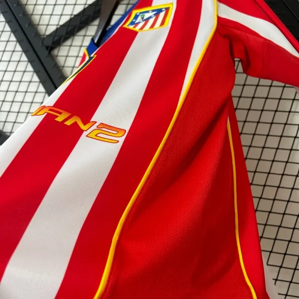 2004-2005 Atletico Madrid Long Sleeve Jersey retro kit - Image 5