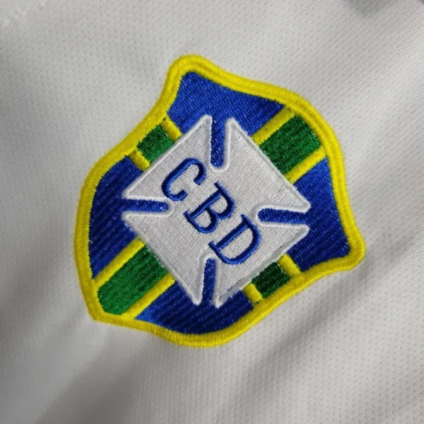 2004 Brazil White Soccer retro kit - Image 2