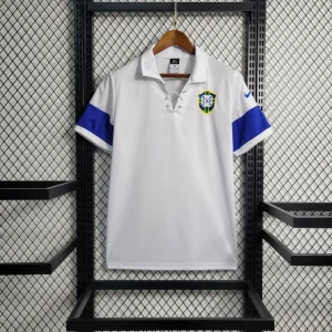 2004 Brazil White Soccer retro kit