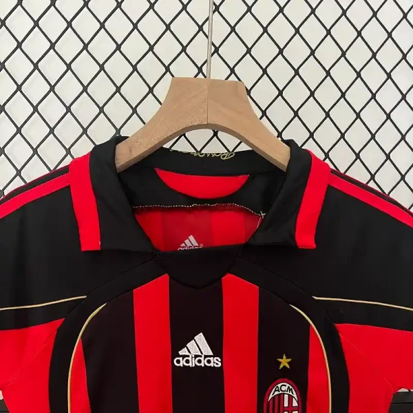 2006-2007 Kids AC Milan Jersey retro kit - Image 4