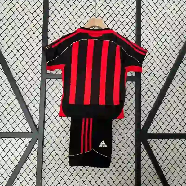 2006-2007 Kids AC Milan Jersey retro kit - Image 8