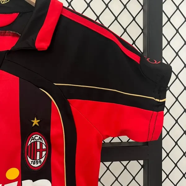 2006-2007 Kids AC Milan Jersey retro kit - Image 5