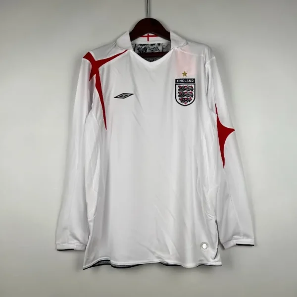 2006 Long Sleeve England Jersey retro kit