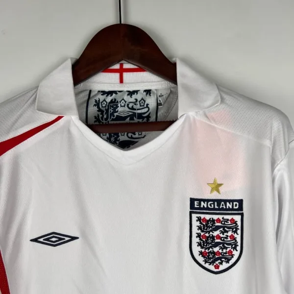 2006 Long Sleeve England Jersey retro kit - Image 4