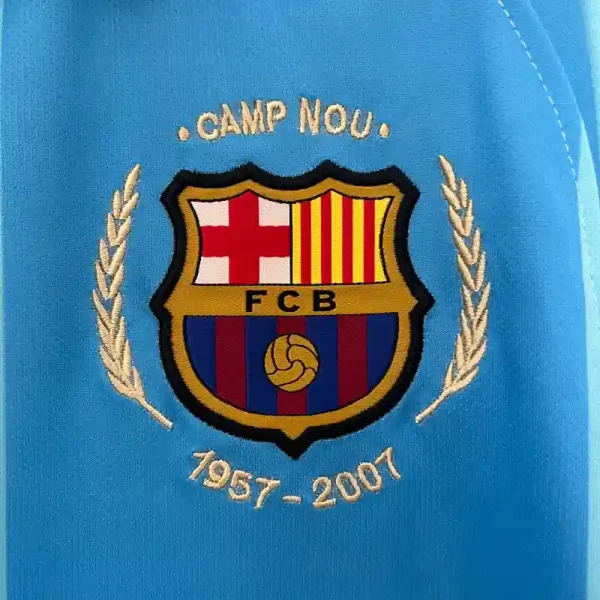 2007-2008 Barcelona Jersey retro kit - Image 3