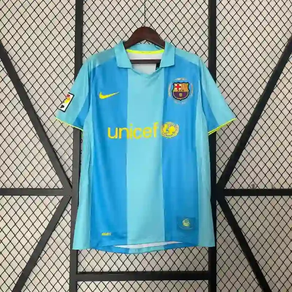 2007-2008 Barcelona Jersey retro kit
