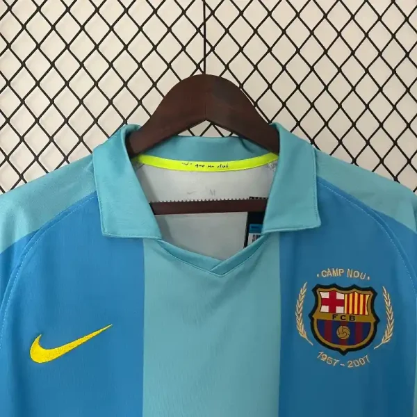 2007-2008 Barcelona Jersey retro kit - Image 4
