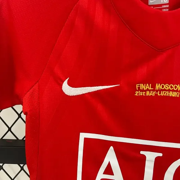 2007-2008 Kids Manchester United Jersey retro kit - Image 2