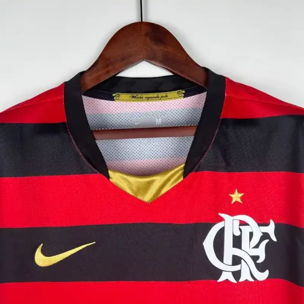 2008-2009 Flamengo Long Sleeve Jersey retro kit - Image 4