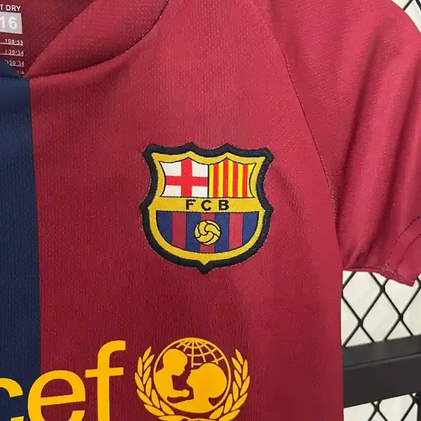 2008-2009 Kids Barcelona Jersey retro kit - Image 3