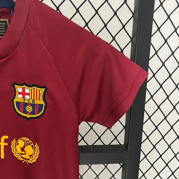 2008-2009 Kids Barcelona Jersey retro kit - Image 5
