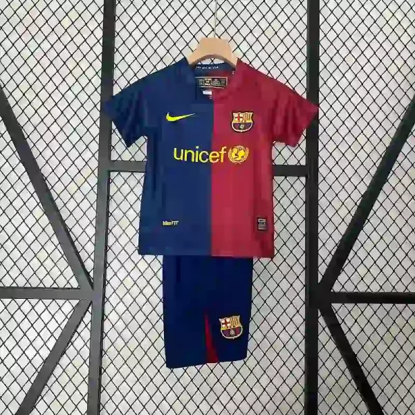 2008-2009 Kids Barcelona Jersey retro kit