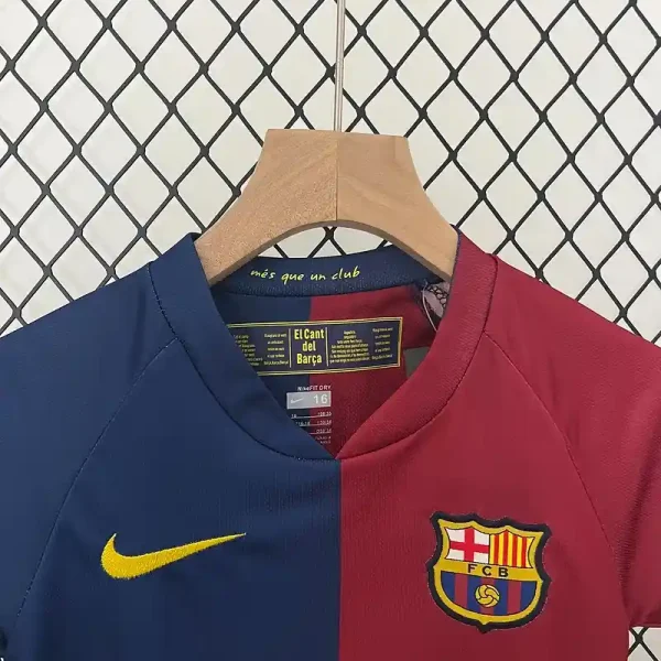 2008-2009 Kids Barcelona Jersey retro kit - Image 4