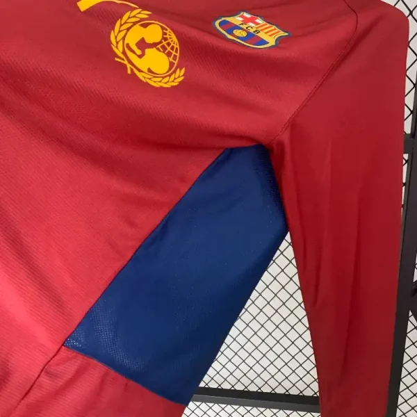 2008-2009 Long Sleeve Barcelona UEFA Champions League Jersey retro kit - Image 5
