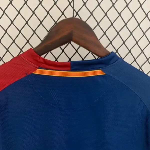 2008-2009 Long Sleeve Barcelona UEFA Champions League Jersey retro kit - Image 7