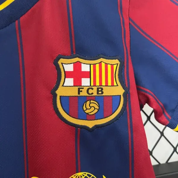 2009-2010 Kids Barcelona Jersey retro kit - Image 3