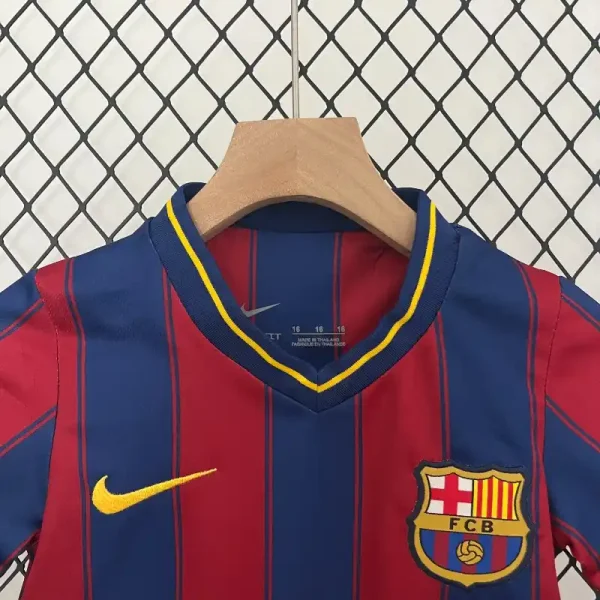 2009-2010 Kids Barcelona Jersey retro kit - Image 4
