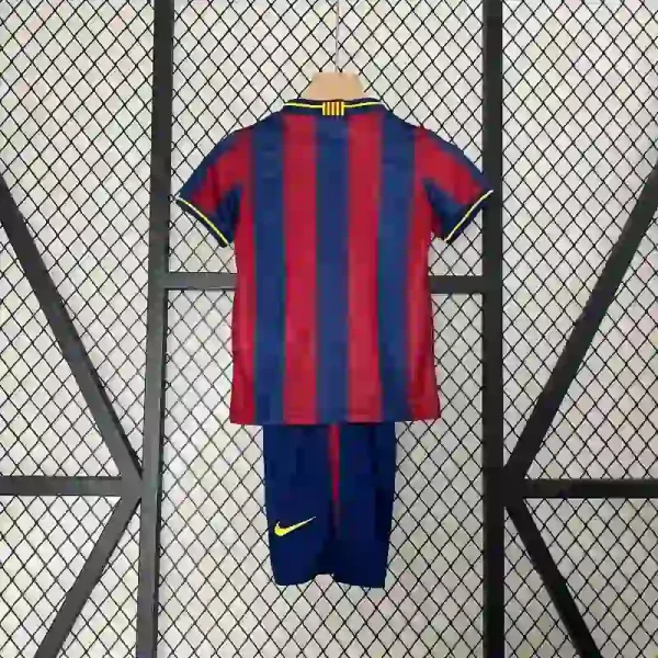 2009-2010 Kids Barcelona Jersey retro kit - Image 8