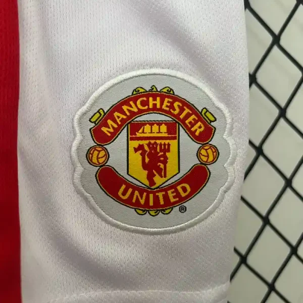 2009-2010 Kids Manchester United Jersey retro kit - Image 7