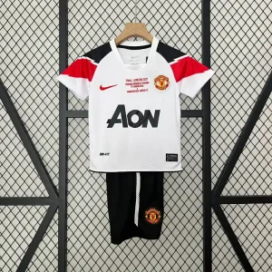 2010-2011 Kids Manchester United Jersey retro kit
