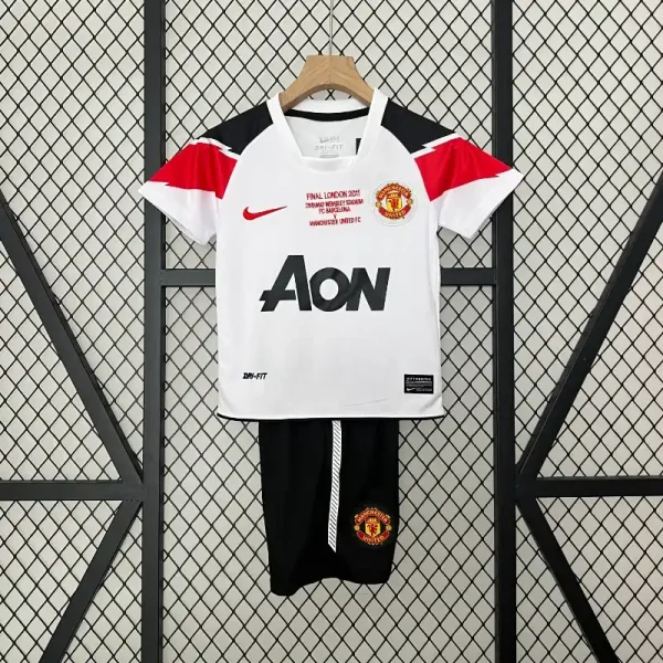 2010-2011 Kids Manchester United Jersey retro kit