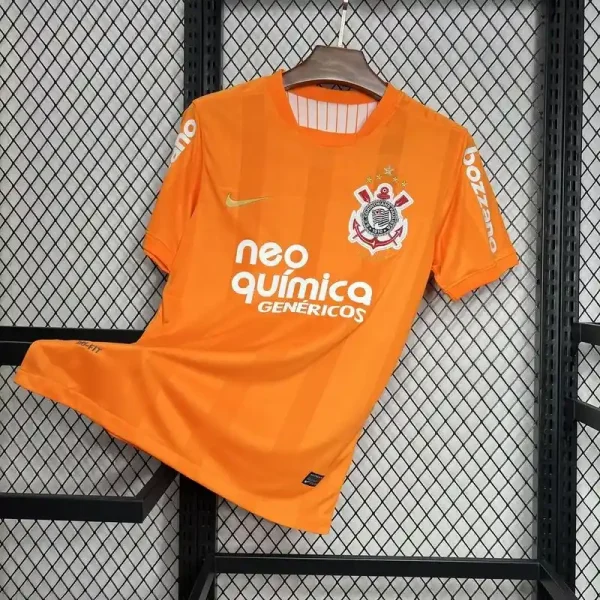 2010 Corinthians Orange Soccer retro kit - Image 7