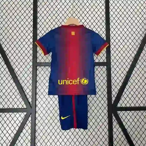 2012-2013 Kids Barcelona Jersey retro kit - Image 8