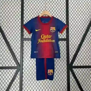 2012-2013 Kids Barcelona Jersey retro kit