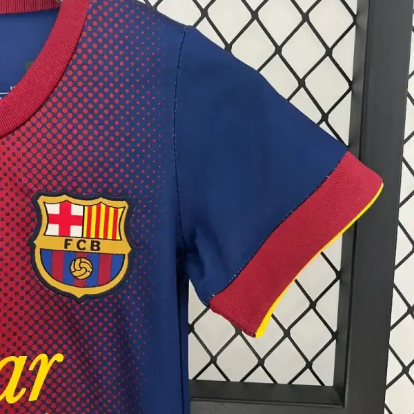 2012-2013 Kids Barcelona Jersey retro kit - Image 5