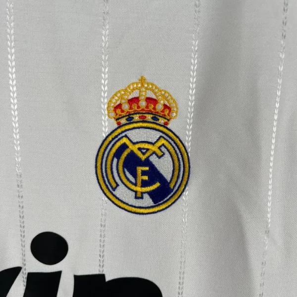 2012-2013 Long Sleeve Real Madrid Jeresy retro kit - Image 3