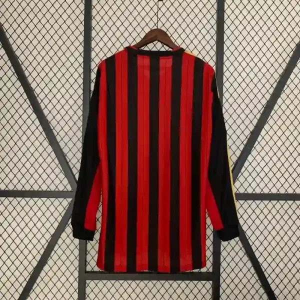 2013-2014 AC Milan Long Sleeve Jersey retro kit - Image 8
