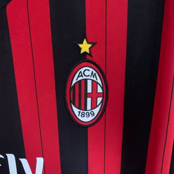 2013-2014 AC Milan Long Sleeve Jersey retro kit - Image 3