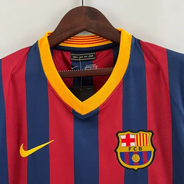 2013-2014 Barcelona Jersey retro kit - Image 4