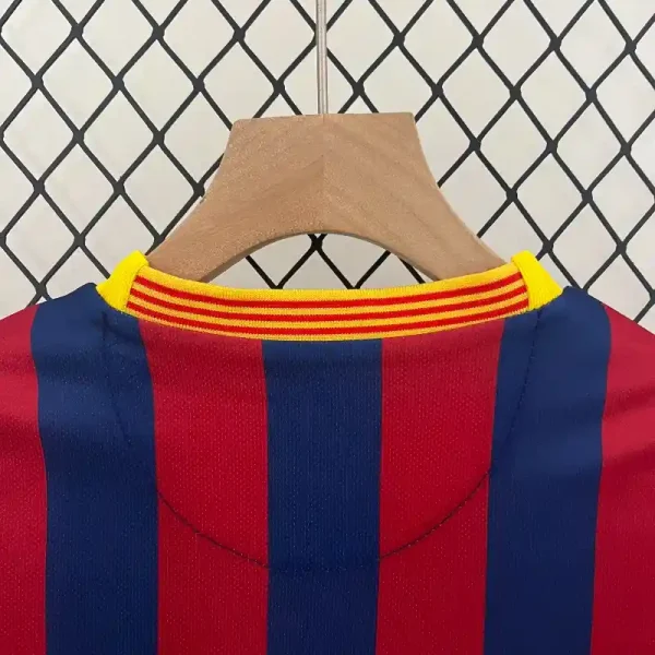 2013-2014 Kids Barcelona Jersey retro kit - Image 7