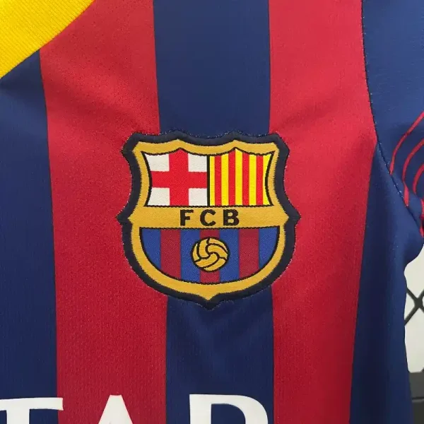 2013-2014 Kids Barcelona Jersey retro kit - Image 3