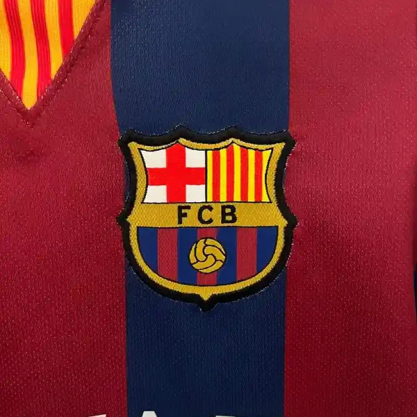 2014-2015 Kids Barcelona Jersey retro kit - Image 3